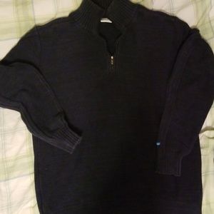 Heavy knit columbia zip sweater💥